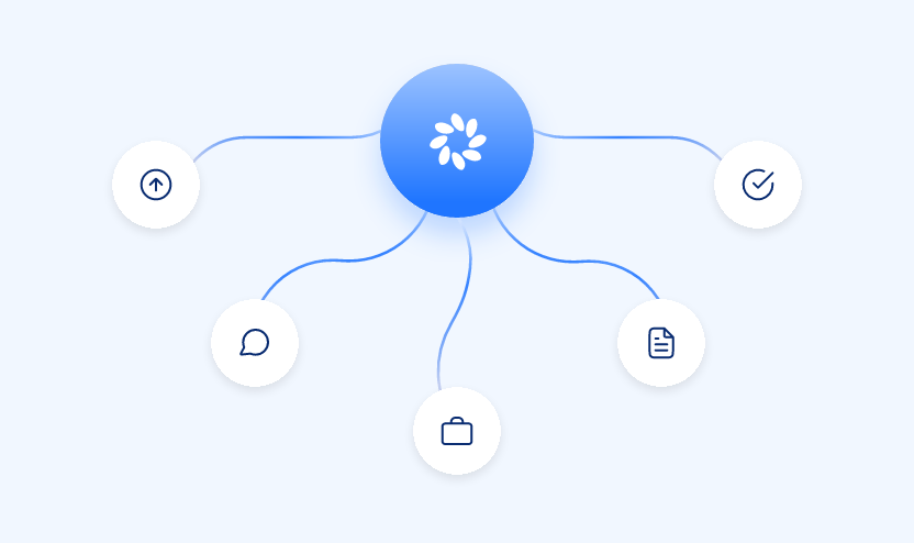 All-in-one platform illustration